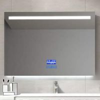 DUSEL Зеркало с подогревом, LED подсветкой Smart, часами и температурой DE-M3021 75x100 см